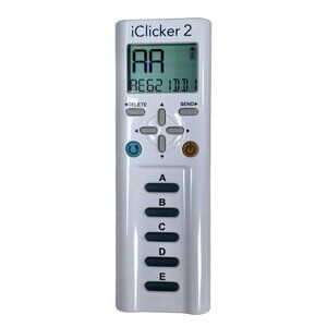 iClicker 2 Student Remote Classroom Response Control Interactive Multiple Choice